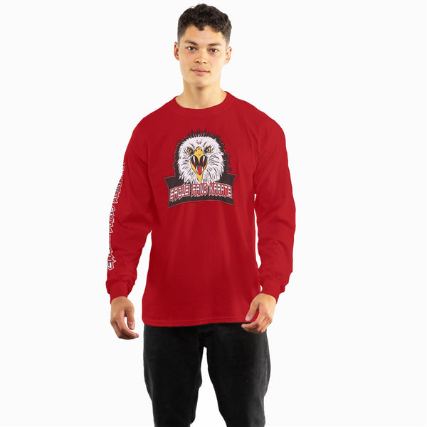 Cobra Kai - Eagle Fang Logo - Mens Long Sleeve T-shirt