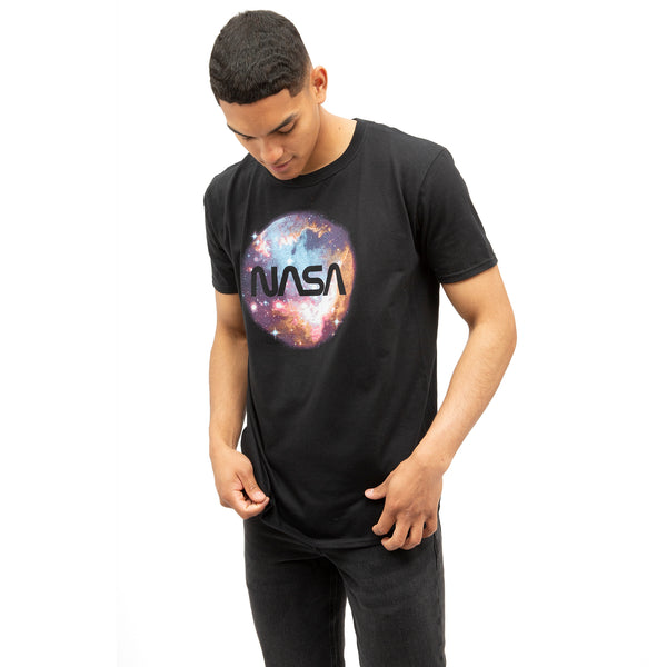 NASA Mens - Galaxy - T-shirt - Black