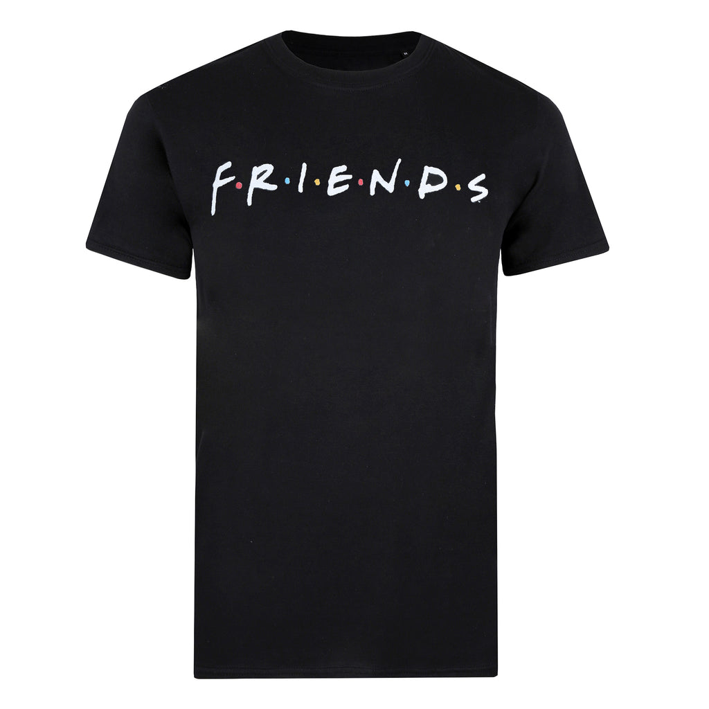 Friends Mens - Titles - T-shirt - Black