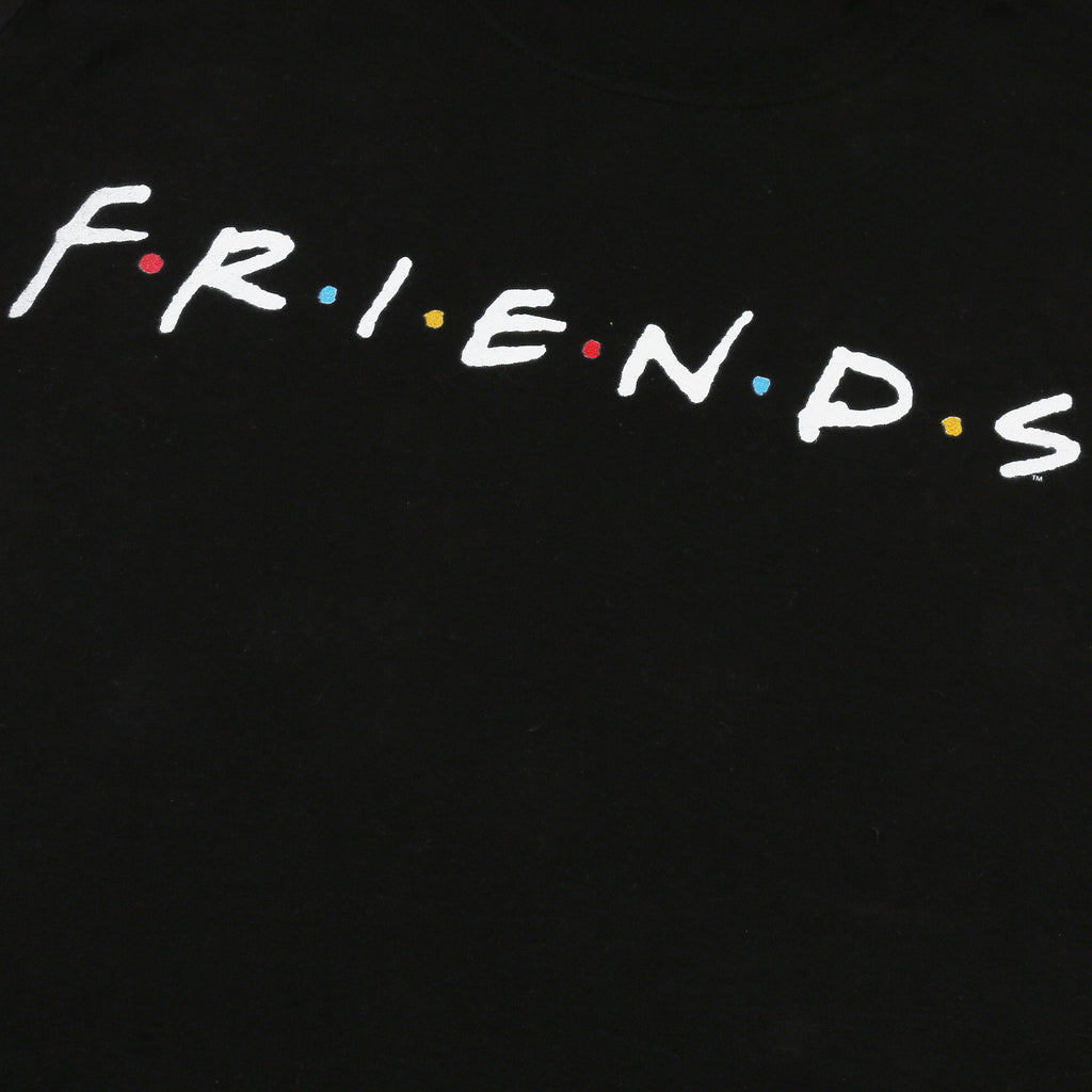 Friends Mens - Titles - T-shirt - Black