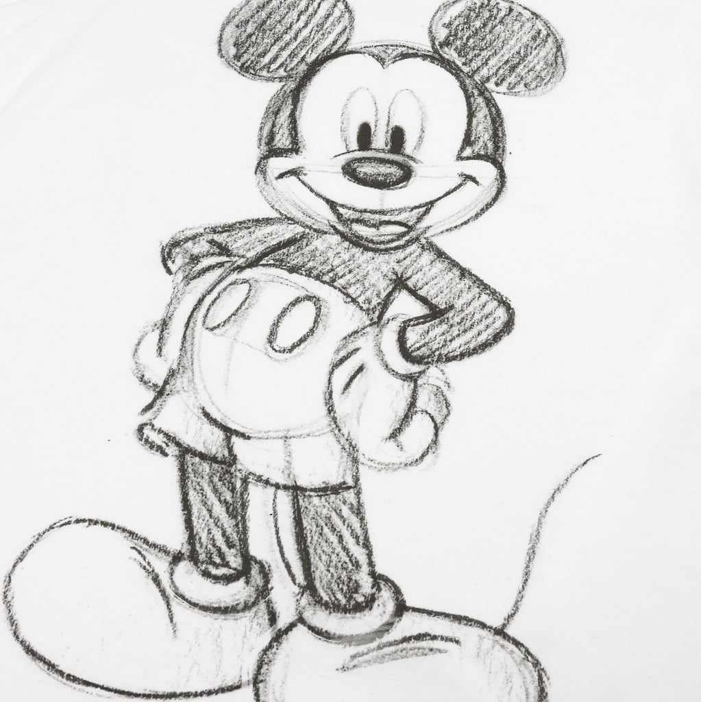 Mickey mouse sketch 💖✍️😍✨ . . Using :- brustro 200gsm paper , camlin soft  charcoal pencil, staedtler black pencil. . . #staedtler… | Instagram