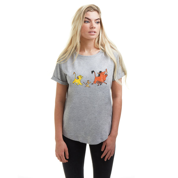 Disney Ladies - Lion King - Trio - T-Shirt - Sport Grey