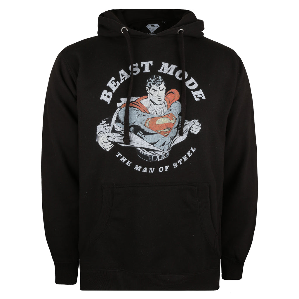 DC Comic Mens - Beast Mode - Pullover Hood - Black