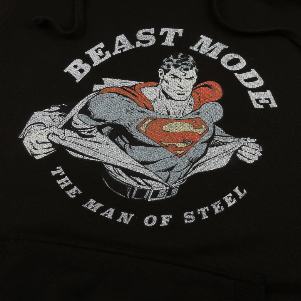DC Comic Mens - Beast Mode - Pullover Hood - Black