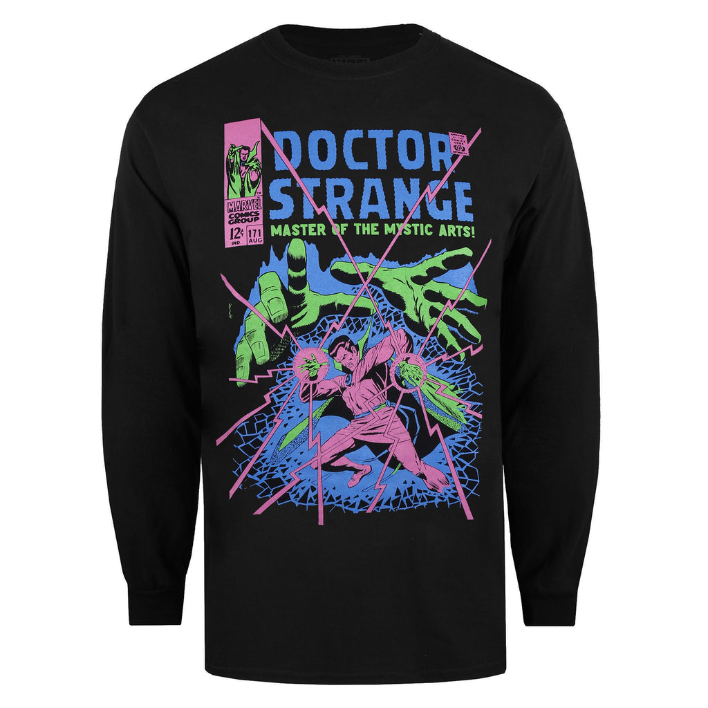 Marvel Doctor Strange The Sorcerer Supreme - Long Sleeve T-Shirt for Men -  Customized-Black 