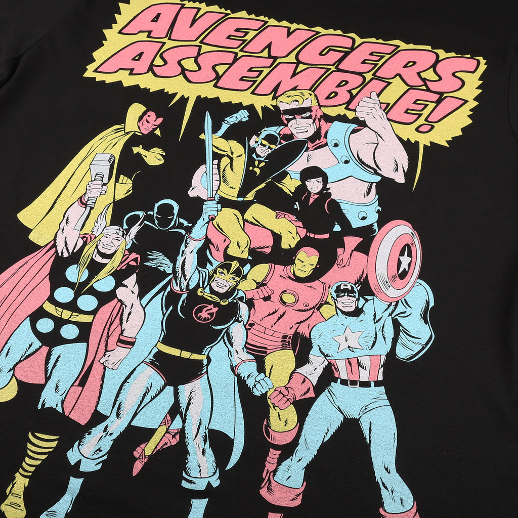 Marvel Mens - Avengers Assemble - T-shirt - Black