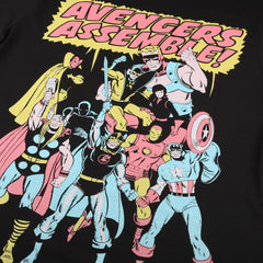 Marvel Mens - Avengers Assemble - T-shirt - Black