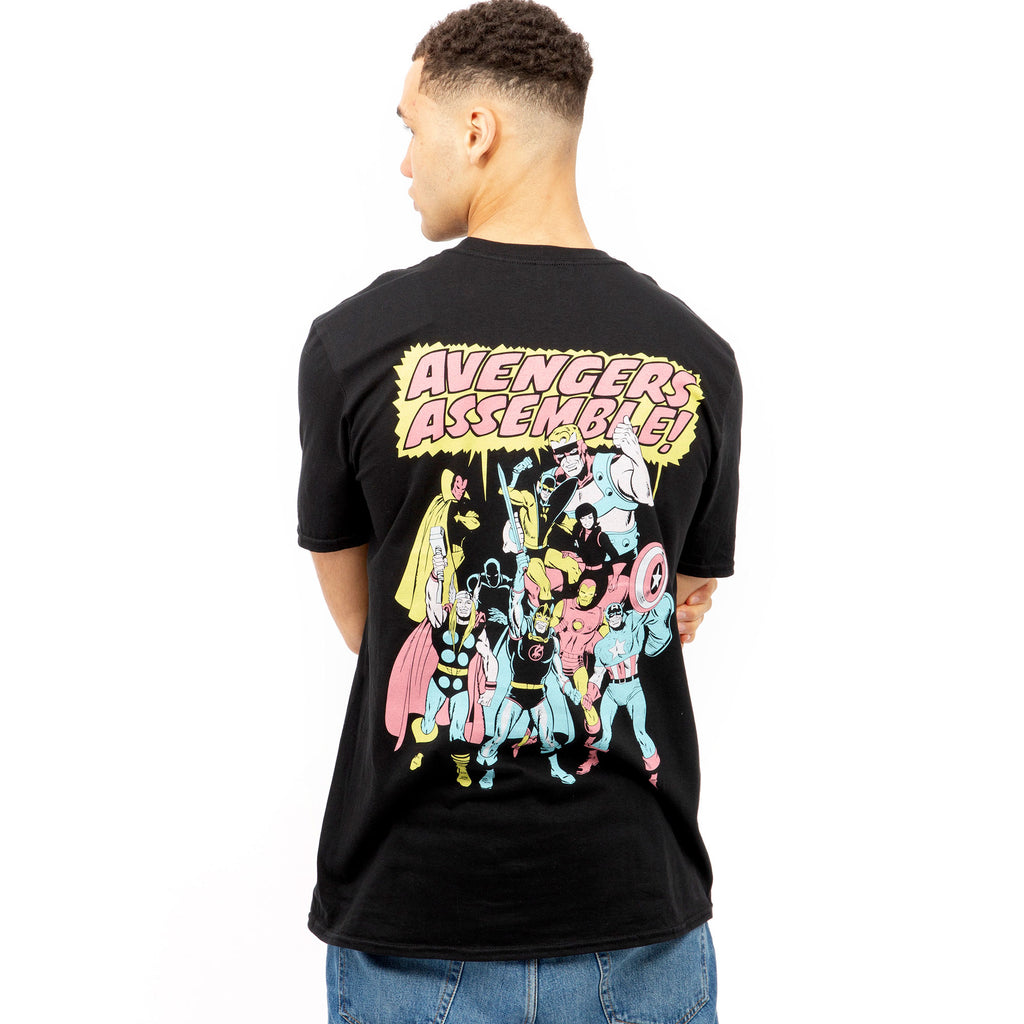 Marvel Mens - Avengers Assemble - T-shirt - Black