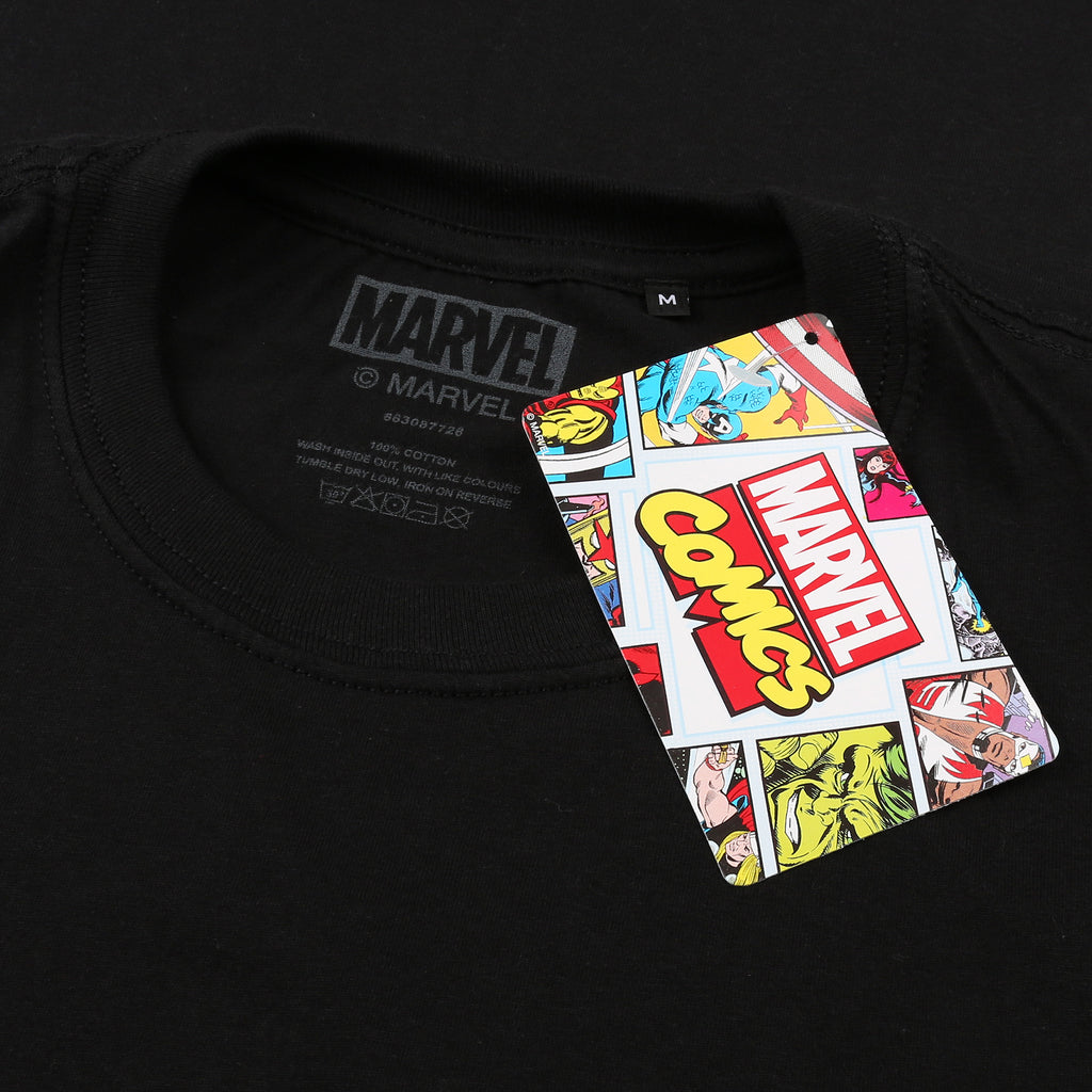 Marvel Mens - Vision Mono - T-shirt - Black
