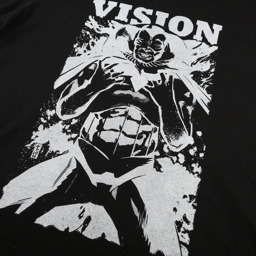 Marvel Mens - Vision Mono - T-shirt - Black