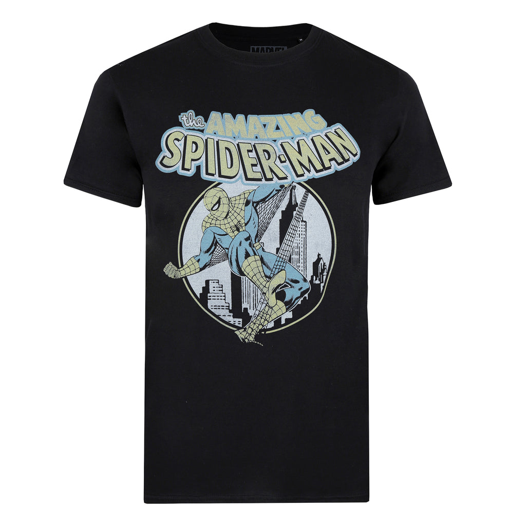 Marvel Mens - City Slinger - T-shirt - Black