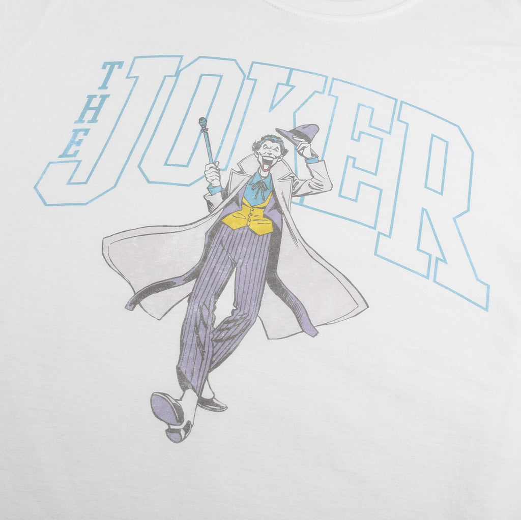 DC Comics Mens - Joker Varsity - T-shirt - White