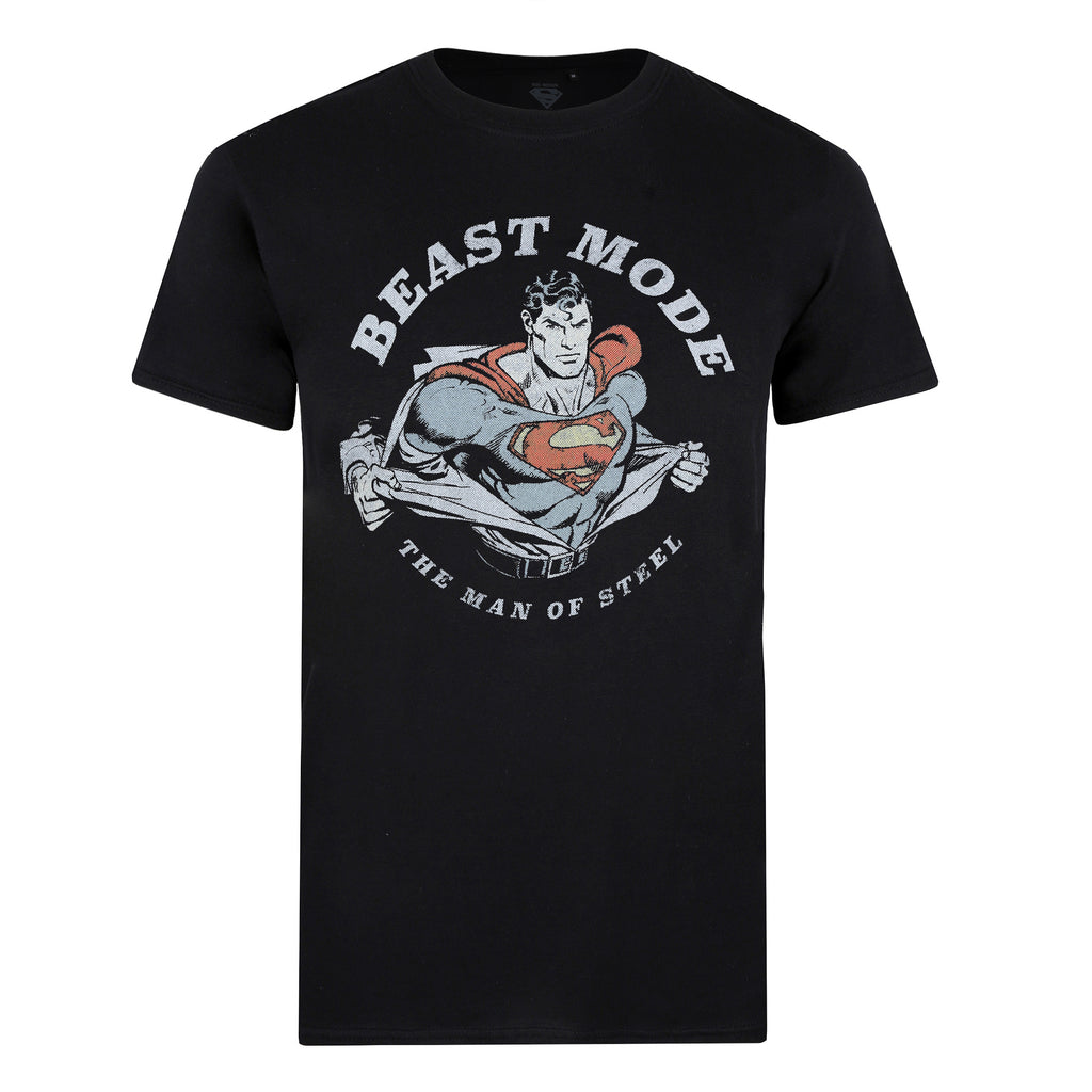 DC Comics Mens - Beast Mode - T-shirt - Black
