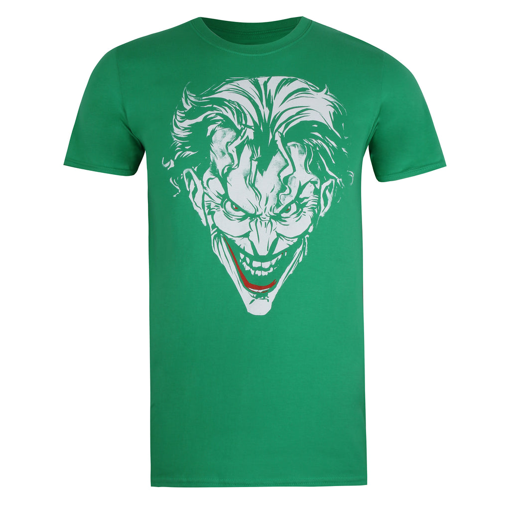 DC Comics Mens - Joker Red - T-shirt - Irish Green