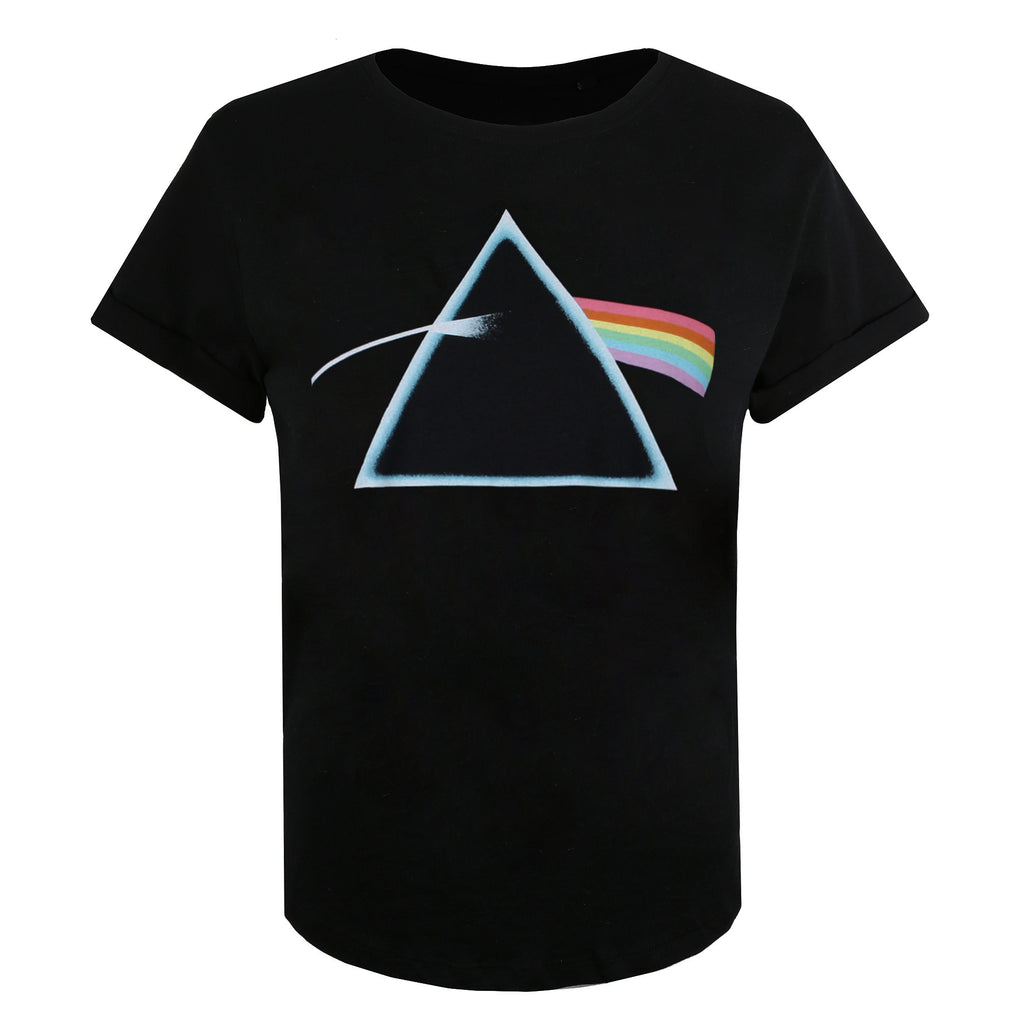 Pink Floyd Ladies - Dark Side Prism - T-shirt - Black - CLEARANCE
