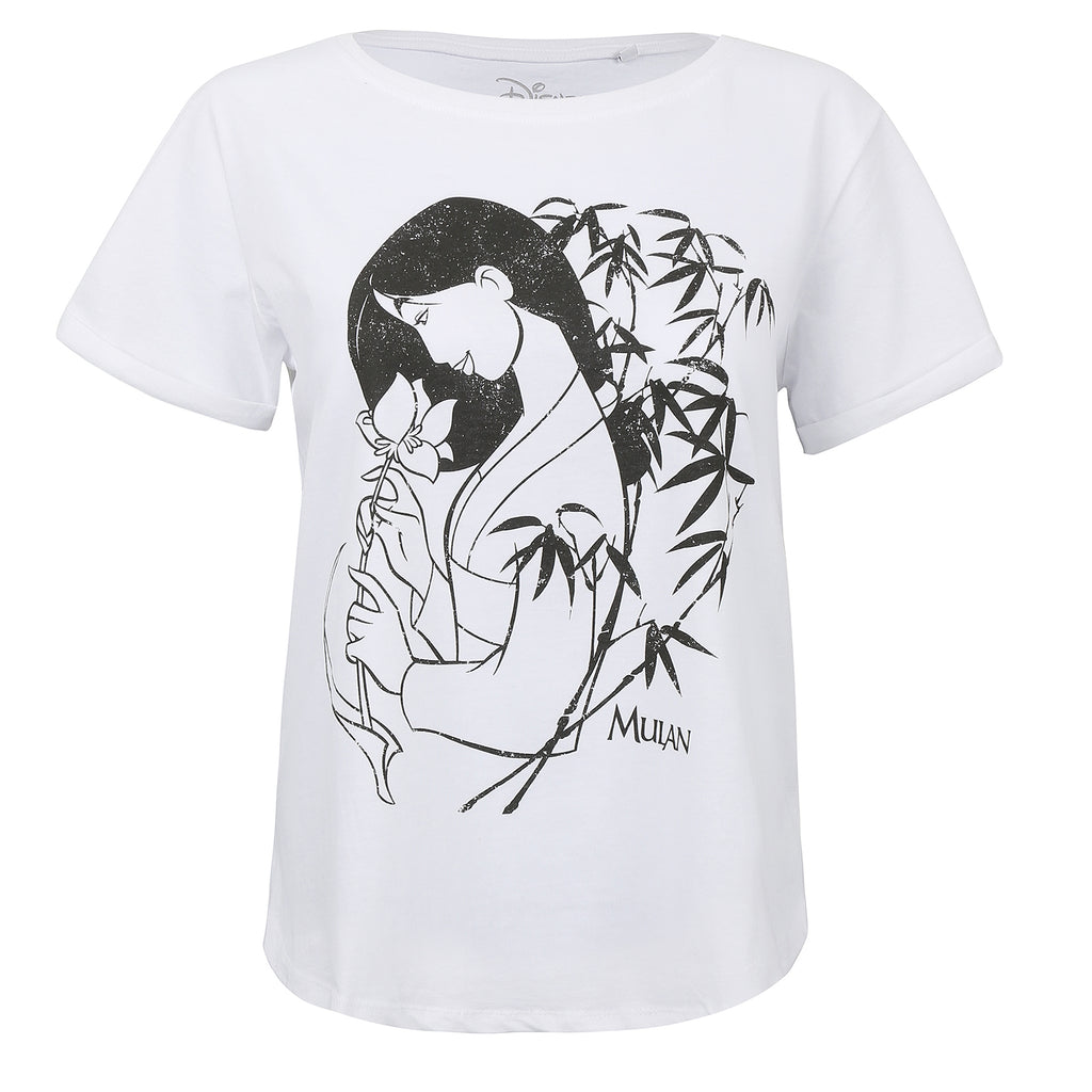 Disney Ladies - Mulan - T-shirt - White