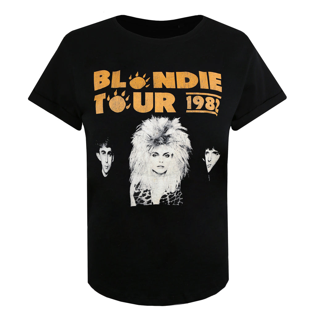 Blondie Ladies - 80s - T-shirt - Black
