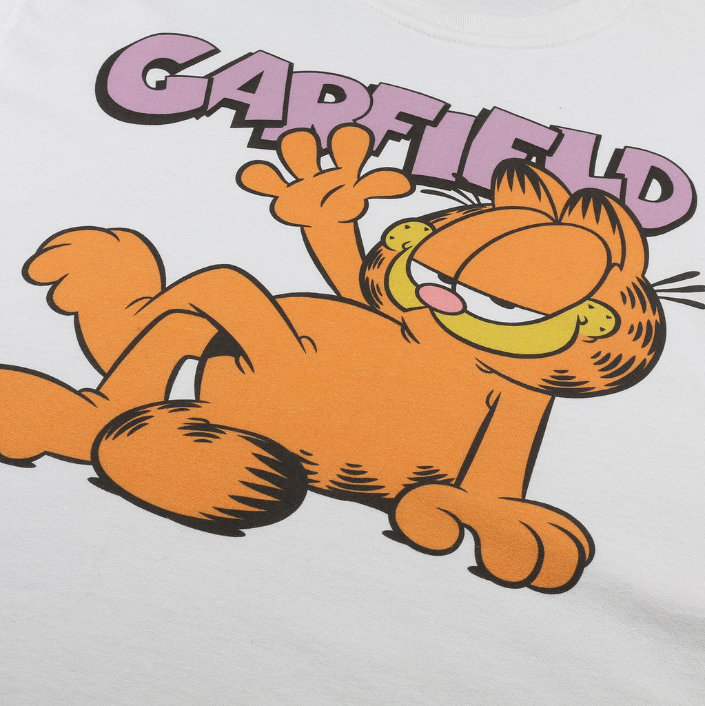 Garfield Mens - Garfield Grin - Long Sleeve T-shirt - White