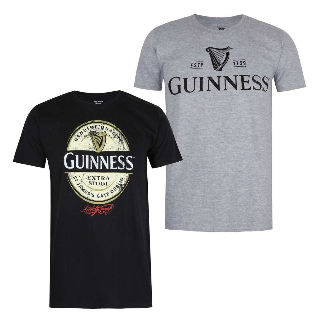 Guinness Mens - Pack 1 - T-shirt Pack - Multi