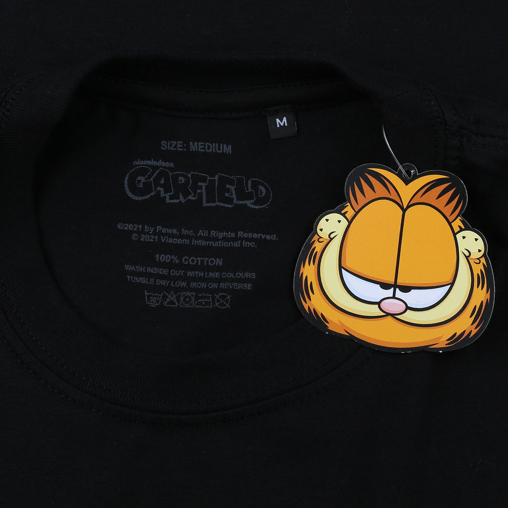 Garfield Mens - Garfield Wave Emb - T-shirt - Black