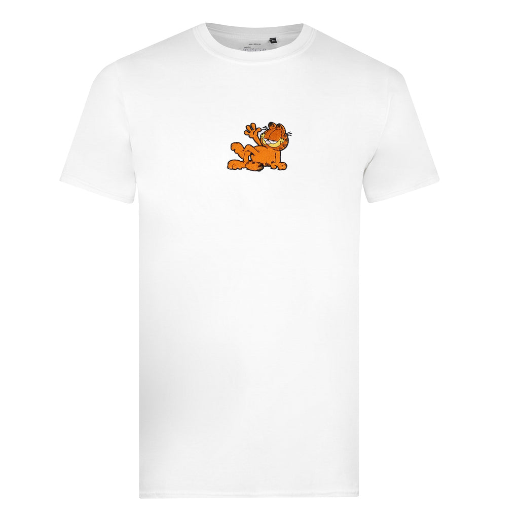 Garfield Mens - Garfield Wave Emb - T-shirt - White