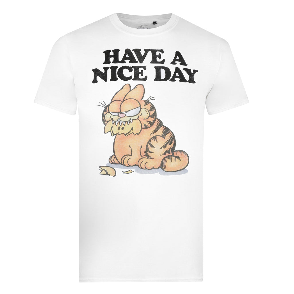 Garfield Mens - Garfield Nice Day - T-shirt - White